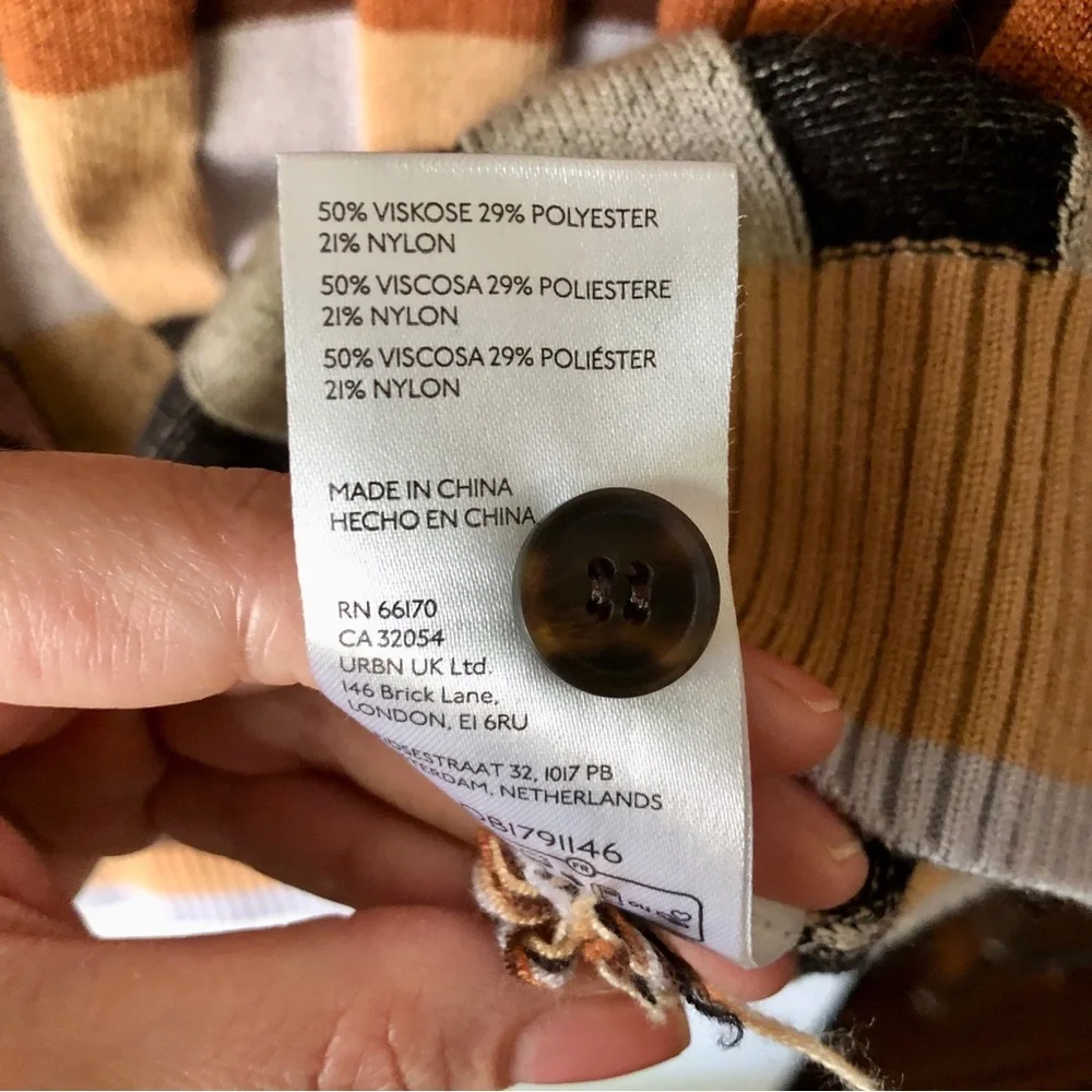 Anthropologie Multicolor Plaid Cardigan - Picture 11 of 12